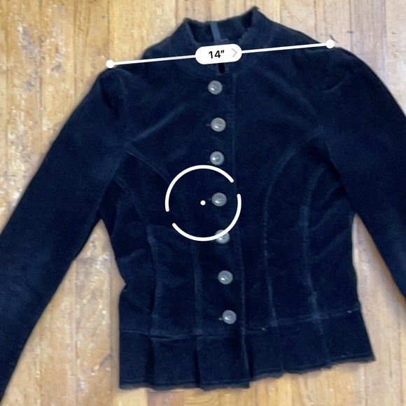 Black Corduroy Jacket- size S - Picture 13 of 14